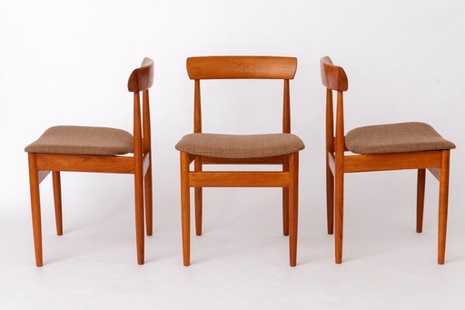 Set of 3 Vintage Teak Dining Chairs by Farsø Stolefabrik, Danish Mid-Century Modern, 1960s