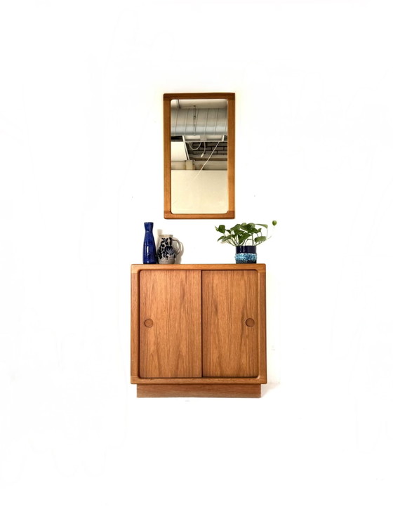 Specchio vintage in teak, CFC Silkeborg ‘70 – Vetro, Legno (photo 4 of 11)