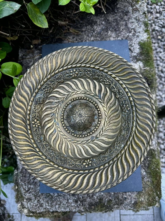 Grande fruttiera in ottone massiccio Neo-Rinascimento – Ciotole, Brass, Renaissance (photo 4 of 5)