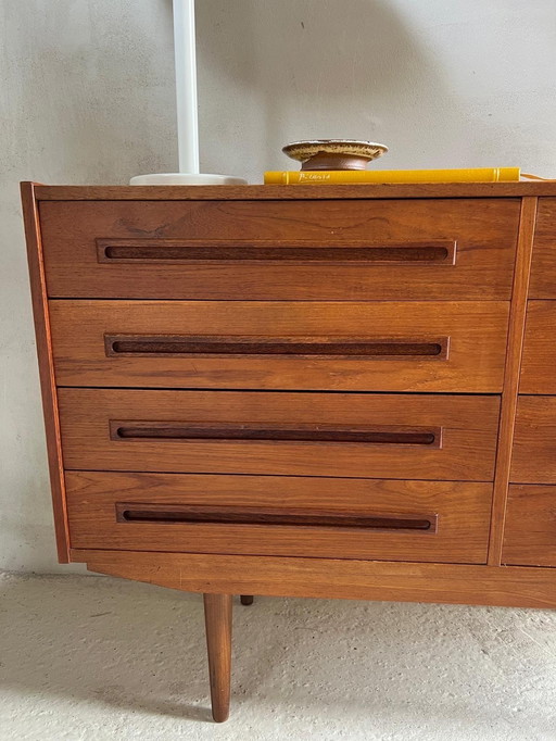 Deens Design Ladekast Teak Jaren 60