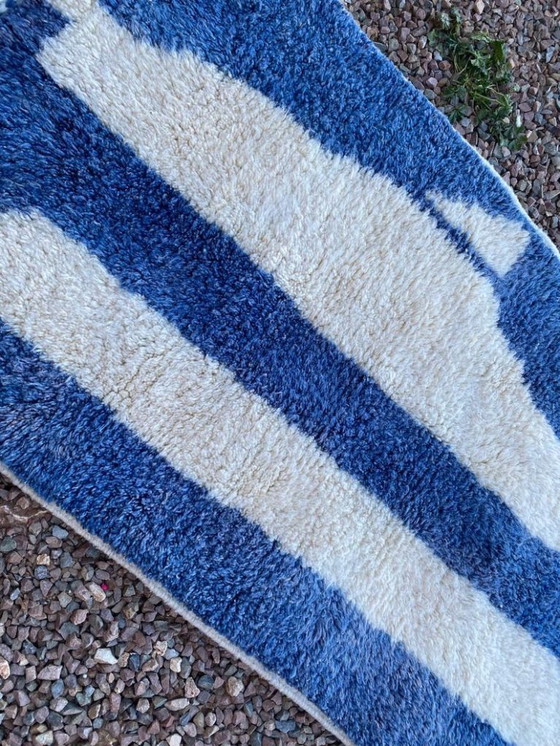 Image 1 of Handgefertigter Läuferteppich 300 cm x 70 cm