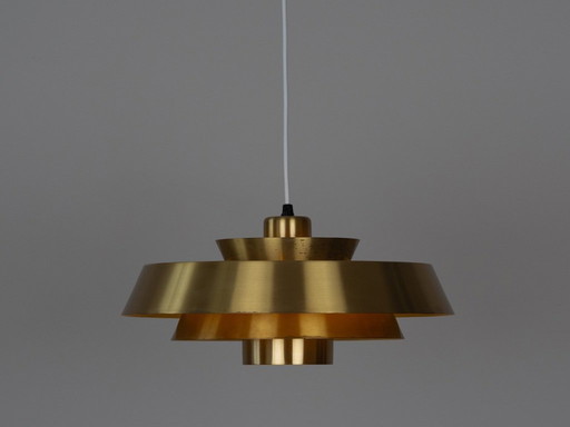 Dänische Vintage-Hängeleuchte Nova von Jo Hammerborg, Fog og Morup, 1963
