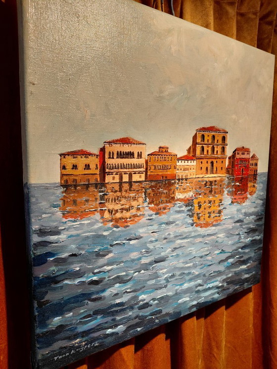 Image 1 of Toon Kuijpers schilderij   `Canal Grande`