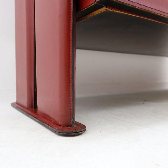 Image 1 of Leather sideboard by De Couro of Brazil - 1980s