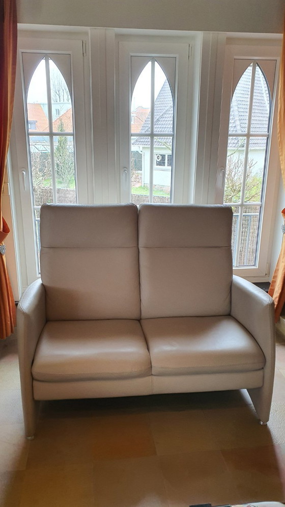 Image 1 of Volledig lederen salon met relax - 3 zit + 2 zit + fauteuil