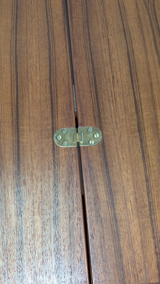 Image 1 of Table de salle à manger extensible vintage | Design milieu du siècle | Système de rotation