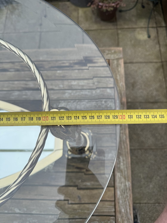 Image 1 of Tavolino da caffè Hollywood Regency | Italiano, dorato e a specchio | ca. 1975)