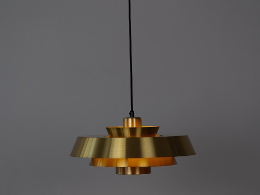 Danish vintage Nova pendant lamp by Jo Hammerborg, Fog og Morup, 1963