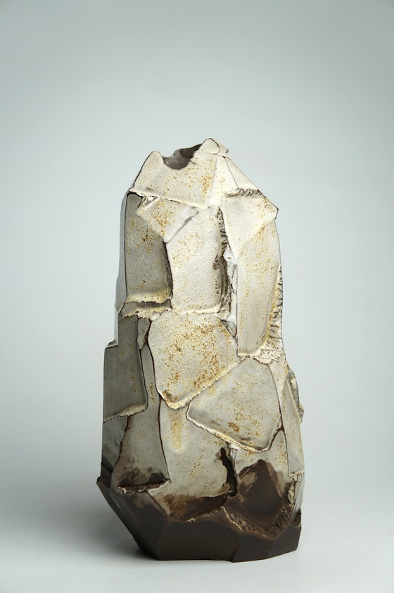 Image 1 of Dekorative Kurinuki-Vase aus Keramik, Urszula Despet