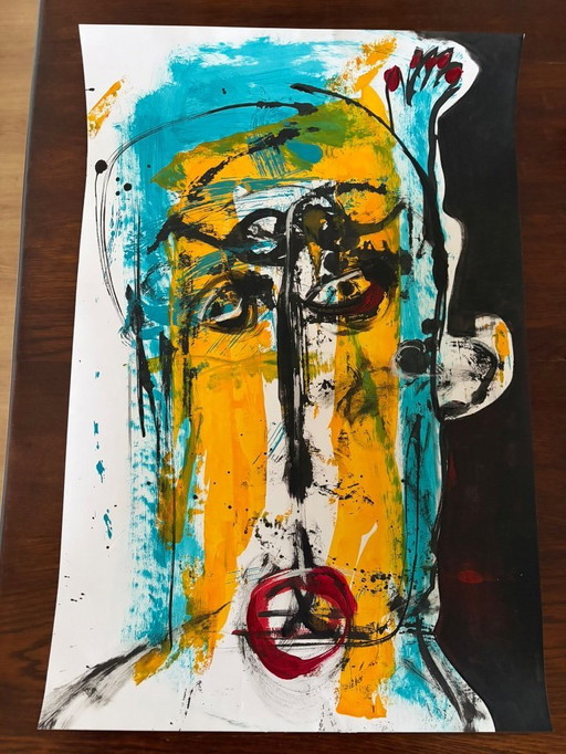 Dipinto di Jean-Pierre VANHONSEBROUCK, 1960