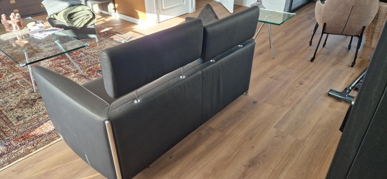 Image 1 of Leolux Goncharov 2-Sitzer-Sofa mit Hocker