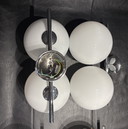 Flos IC C/W1 Dubbele Wandlamp Chroom