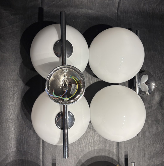 Image 1 of Flos IC C/W1 Double lampe murale chromée