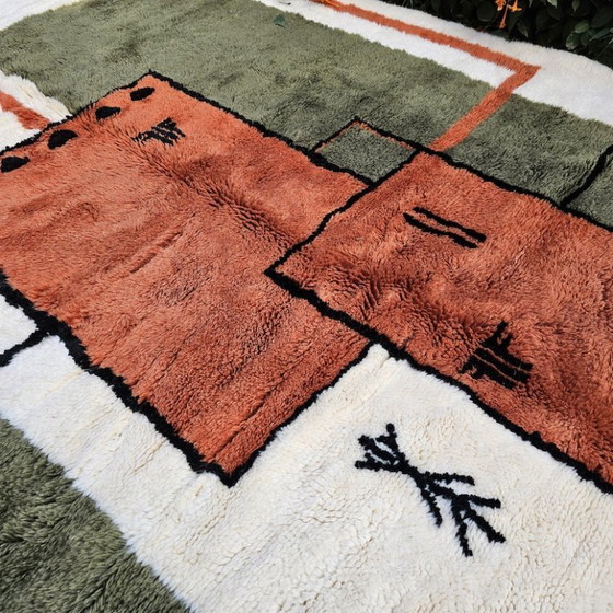 Image 1 of Alfombra marroquí rara hecha a mano, 200 cm x 300 cm