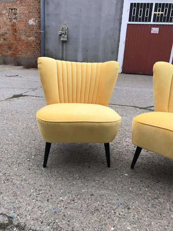 Set of Yellow Lounge Chairs, 1950s – Chairs and lounge chairs (photo 3 of 8)