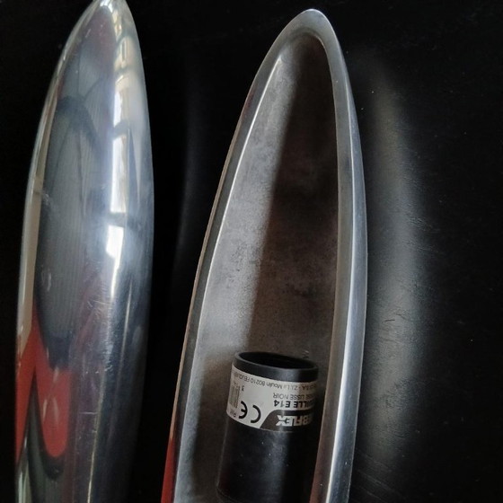 Image 1 of Appliques design italien aluminium chromé