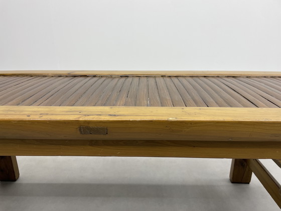 Image 1 of Vintage Chinese houten bank  