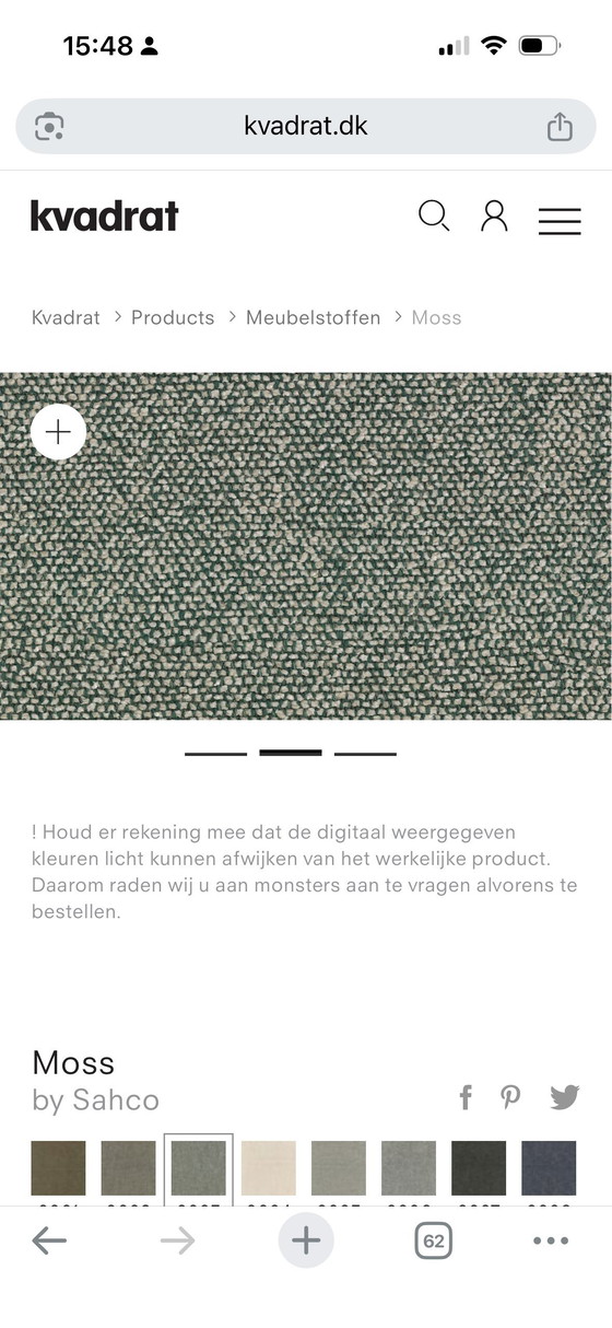 Image 1 of Sillón Montis Ringo con tapizado Kvadrat