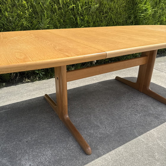 Image 1 of Mesa de comedor escandinava de roble - extensible