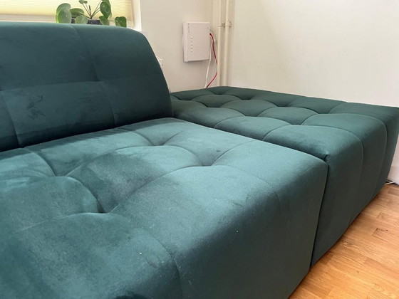 Image 1 of Cosmopolitan Design Chicago Hoekbank met Chaise Longue Links - Velvet