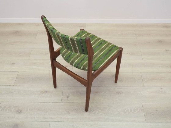 Image 1 of Juego de dos sillas de teca, diseño danés, década de 1970, fabricadas en Dinamarca.