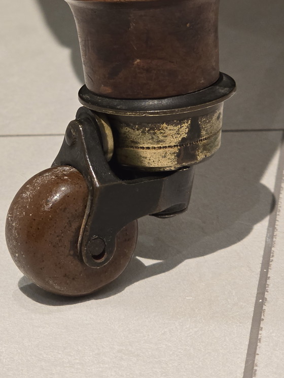 Image 1 of Antieke Engelse bureau- / library armstoel