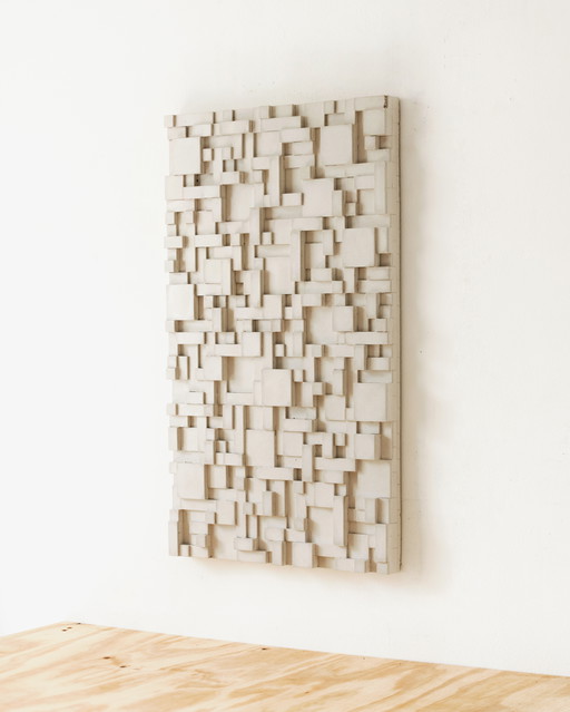 Panneau mural brutaliste