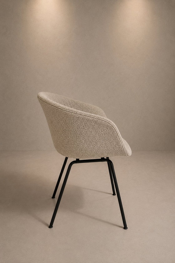 Image 1 of Hay - Chaise AAC27 Soft - Tissu Olavi 02 - Piètement noir