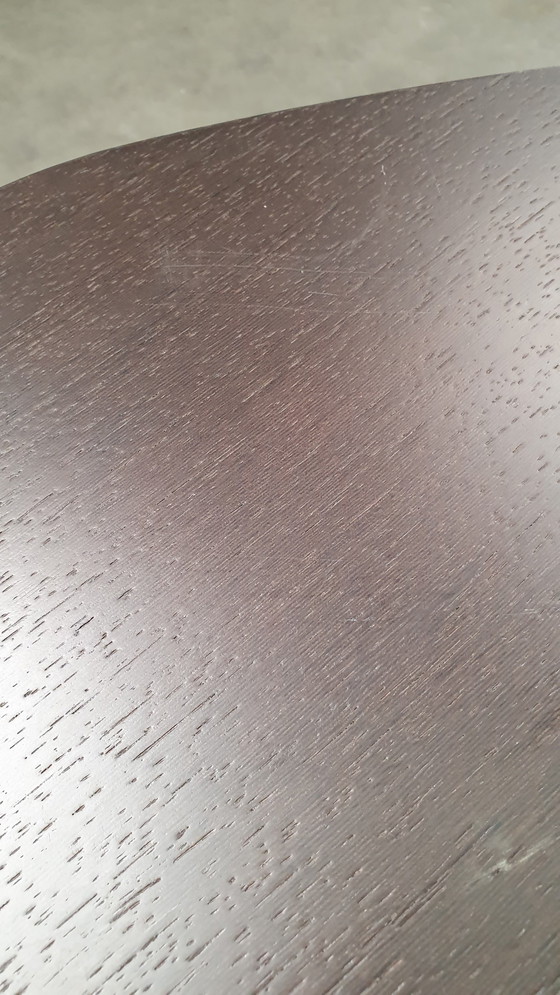 Image 1 of Tavolino di design Kei BULO, impiallacciato in rovere marrone scuro