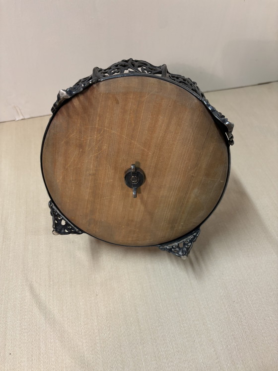 Image 1 of Vintage victoriaans verzilverd olie en azijn set