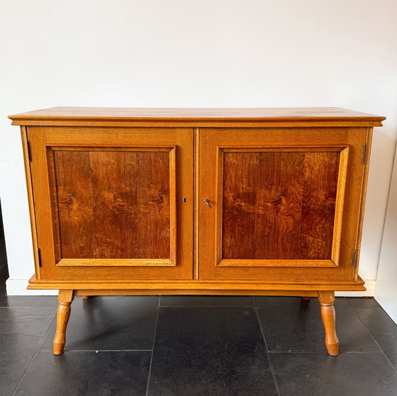 Image 1 of Vintage Mid - Century Sideboard - 2 Doors - Wood - 1960s