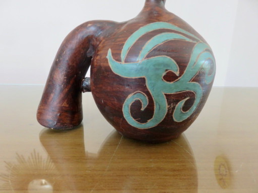 Ceramic lamp signed, circa 1960