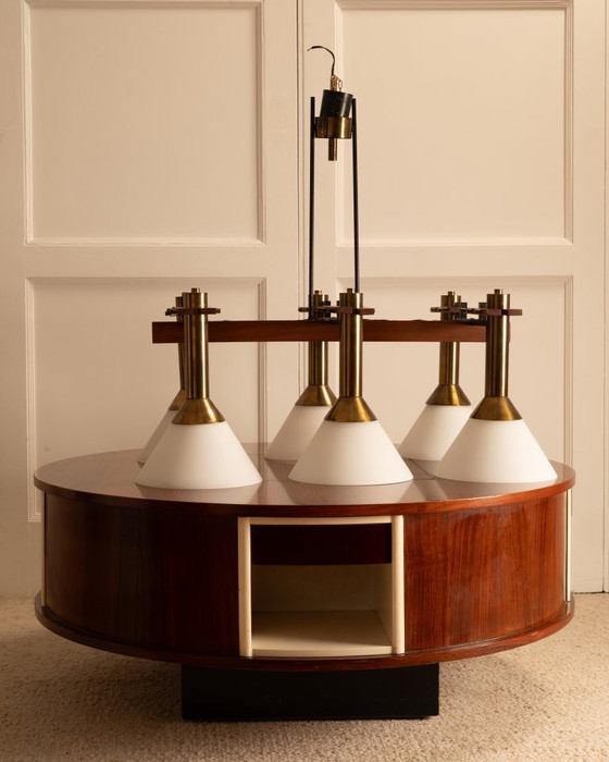 Image 1 of Suspension à six lumières