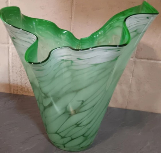 Murano Vintage Zakdoekvaas – Vazen, Murano Glass (photo 3 of 5)