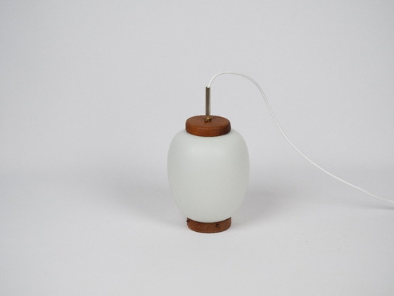 Image 1 of Lampada a sospensione vintage danese Kina di Bent Karlby, Lyfa, anni '40