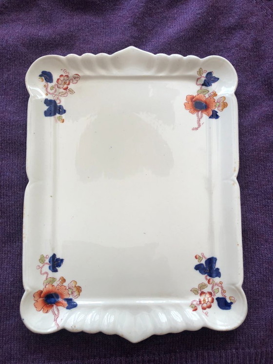 Image 1 of Antique English Large Cheese Keeper or Butter Dish