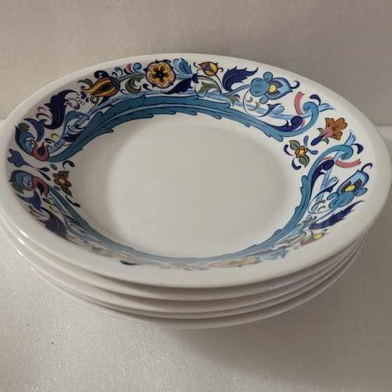 Image 1 of 5 assiettes creuses Izmir de Villeroy et Boch, 1973