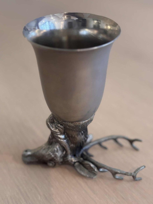 Vintage Mauro Manetti Stag Stirrup Cup