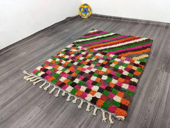 Handmade multicolored Moroccan rug 200cm x 300cm – Rugs & carpets, Wool (photo 8 of 9)