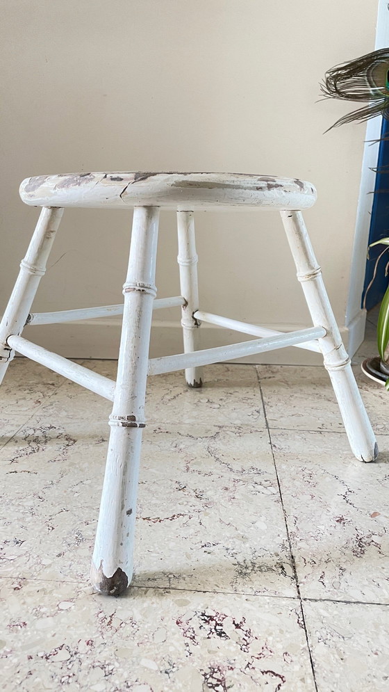 Image 1 of Antiek Bamboe Krukje