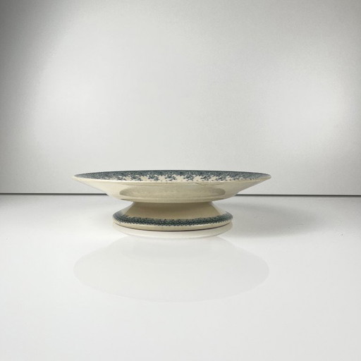 Fruttiera bassa in terra di ferro blu, Jules Etienne, Parigi, XIX secolo.