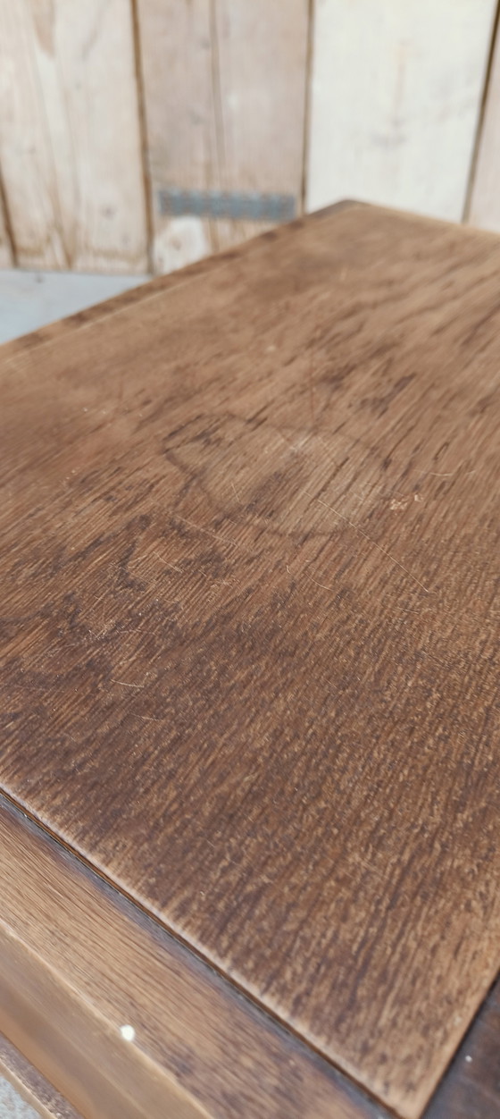 Image 1 of Mobile schedario da scrivania vintage in legno anni '20 New Objectivity