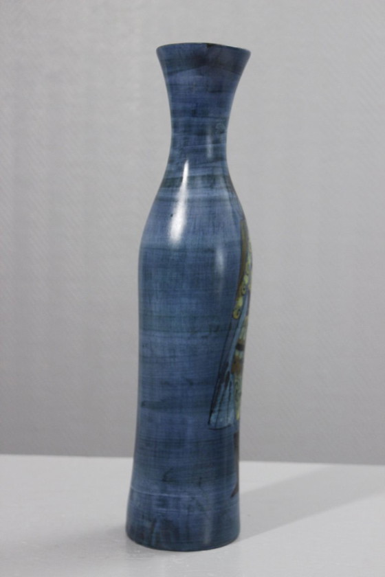 Image 1 of Jean De Lespinasse in Nice - Large pitcher decorated with a mandolin player, 1950s