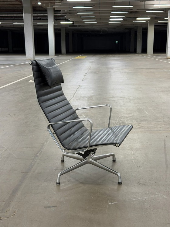 Image 1 of Vitra Eames EA124 | Black Leather