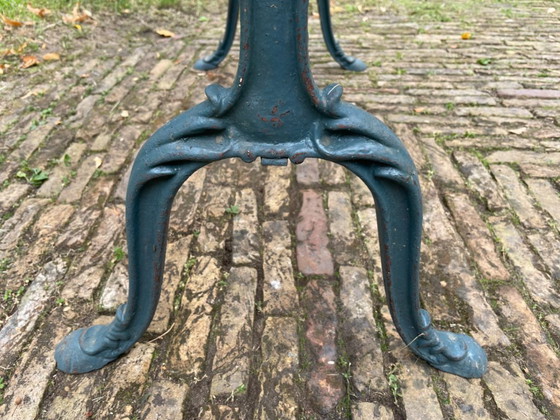 Image 1 of Garden Table Bistro Table with Marble French