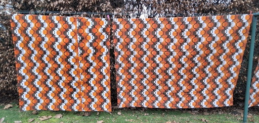 Vintage gordijnen jaren 60/70