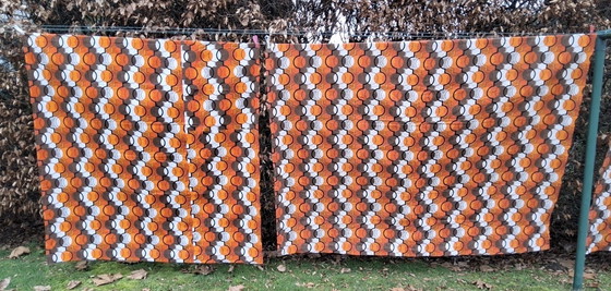 Image 1 of Vintage gordijnen jaren 60/70