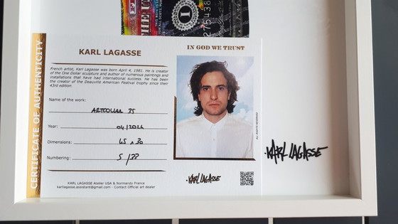 Image 1 of Karl LAGASSE - Art Dollar 35 - Impression plexiglas