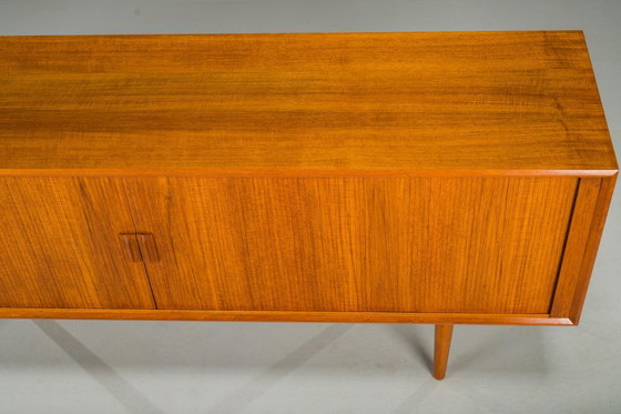 Image 1 of Buffet en teck attribué à Svend Aage Larsen pour Faarup Furniture Factory, Danemark, années 1960