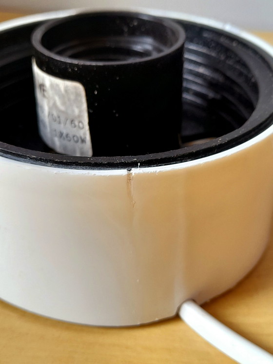 Image 1 of Paire de lampes en verre texturé 1970